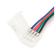Комплект коннекторов Apeyron Electrics 09-12 (2 клипсы с проводами) для RGB-светодиодной ленты 12В IP20 10 мм - Светильники - Cветодиодные ленты - магазин электрооборудования amperomvolt.ru